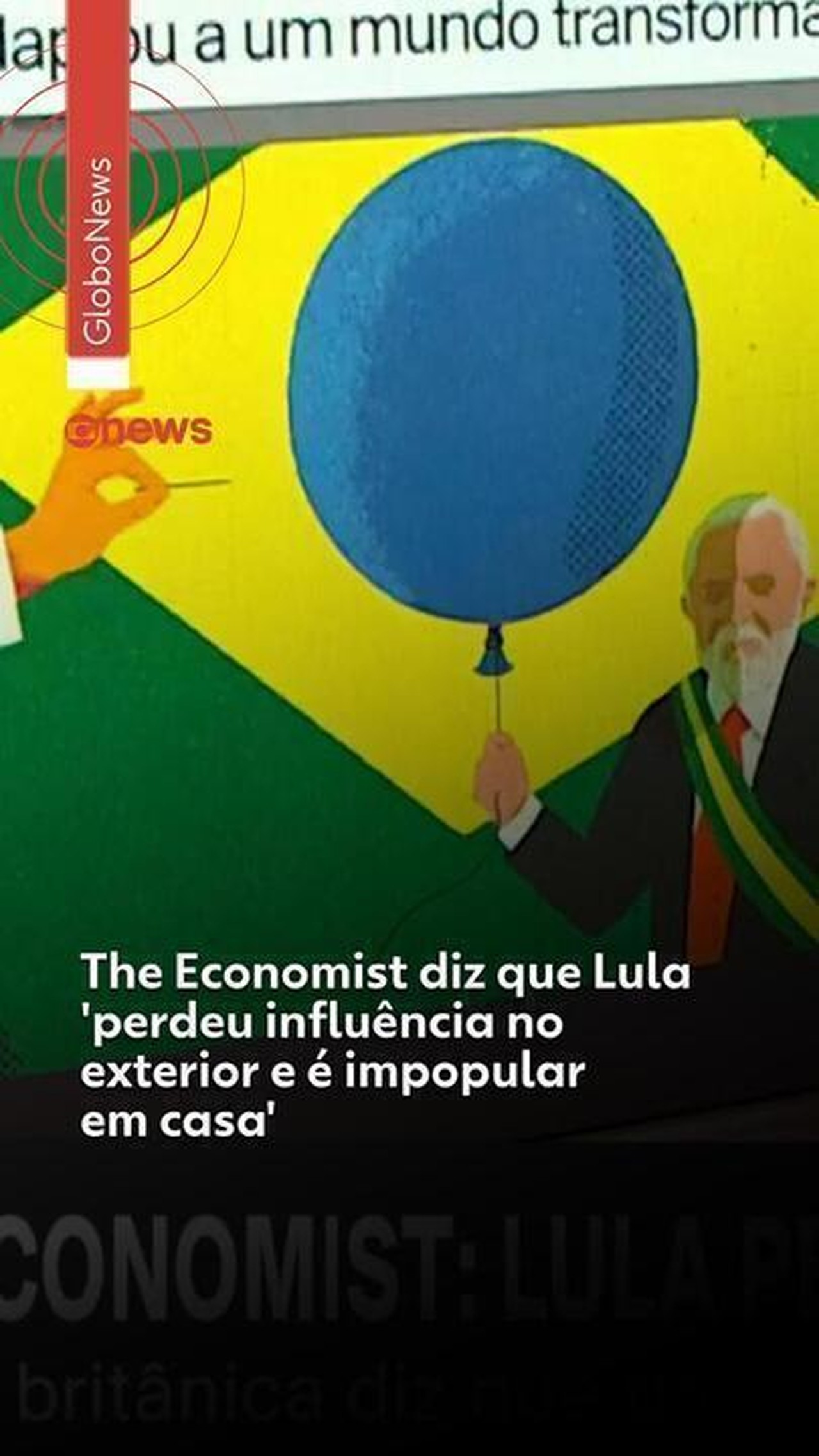 'The Economist' diz que Lula perdeu influência no exterior e está cada vez menos popular no Brasil